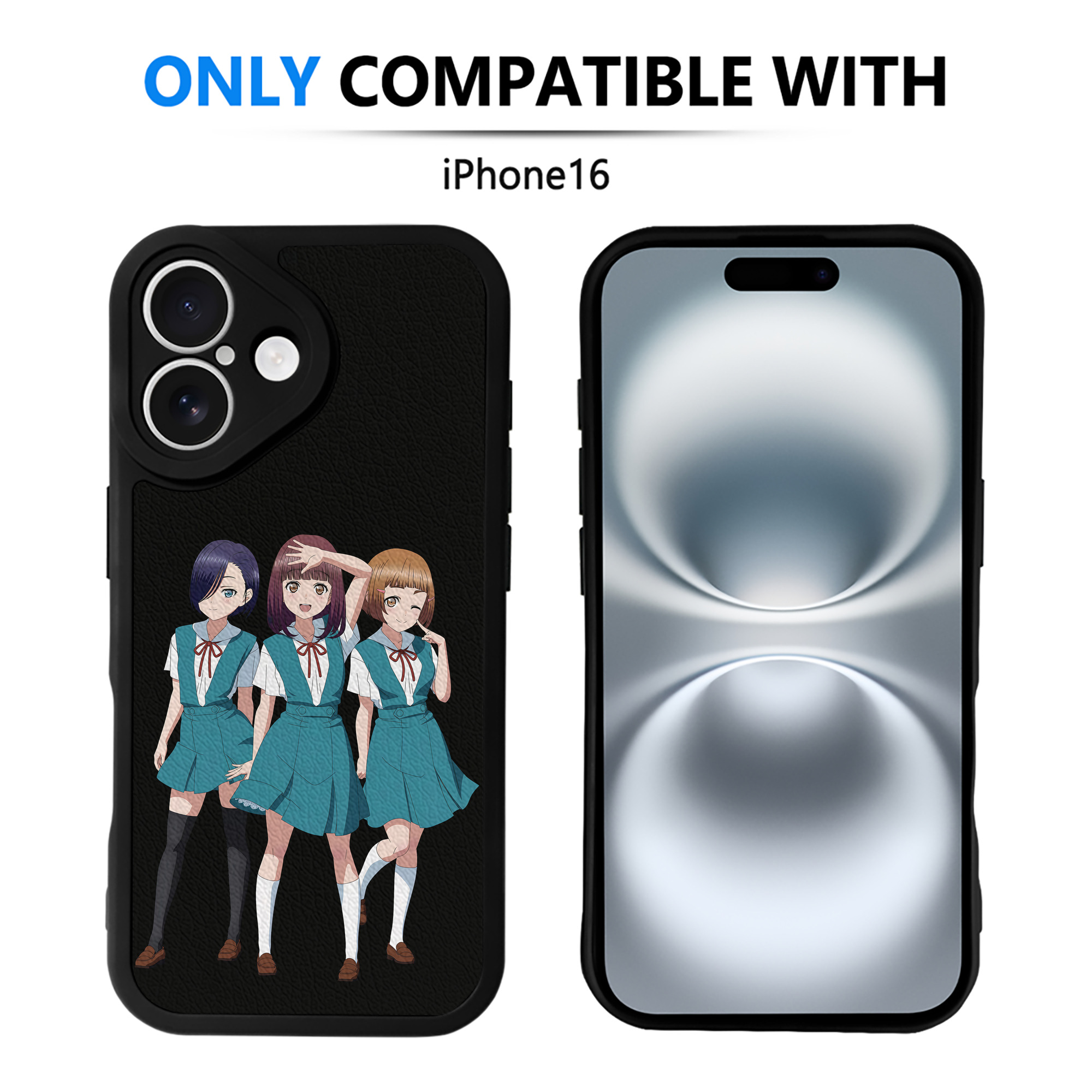（画像用） EVA 新世紀エヴァンゲリオン 【iPhone 16シリーズ対応】シリコンスマホケース（レザー調） 材質：シリコン